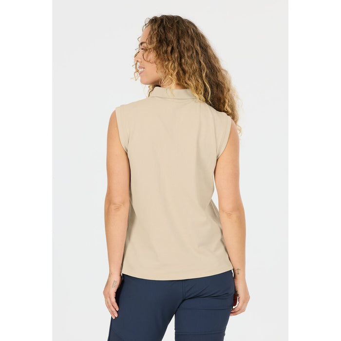 WHISTLER Jamero W Sleveless Polo Polo 1135 Pumice Stone