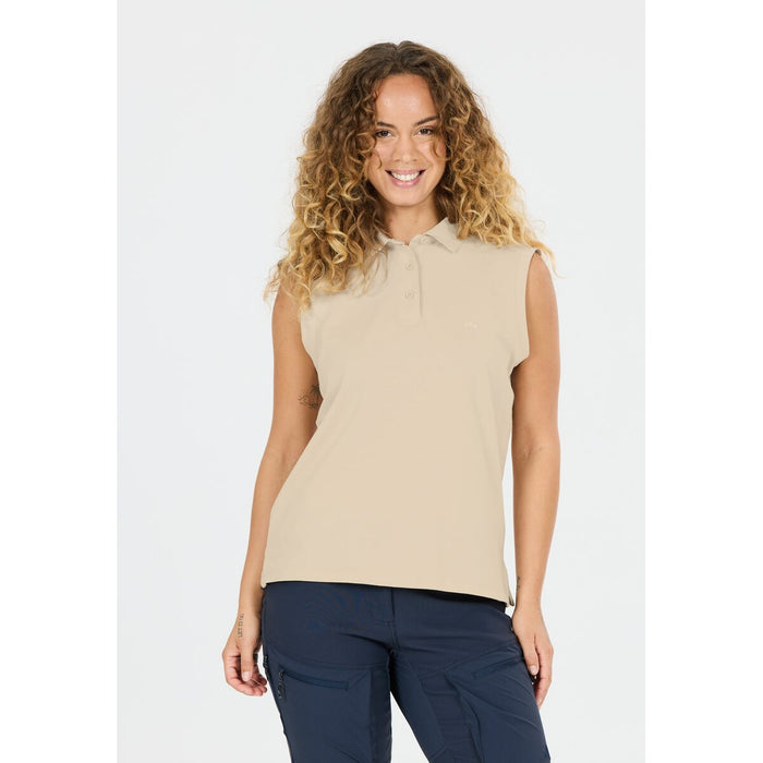 WHISTLER Jamero W Sleveless Polo Polo 1135 Pumice Stone