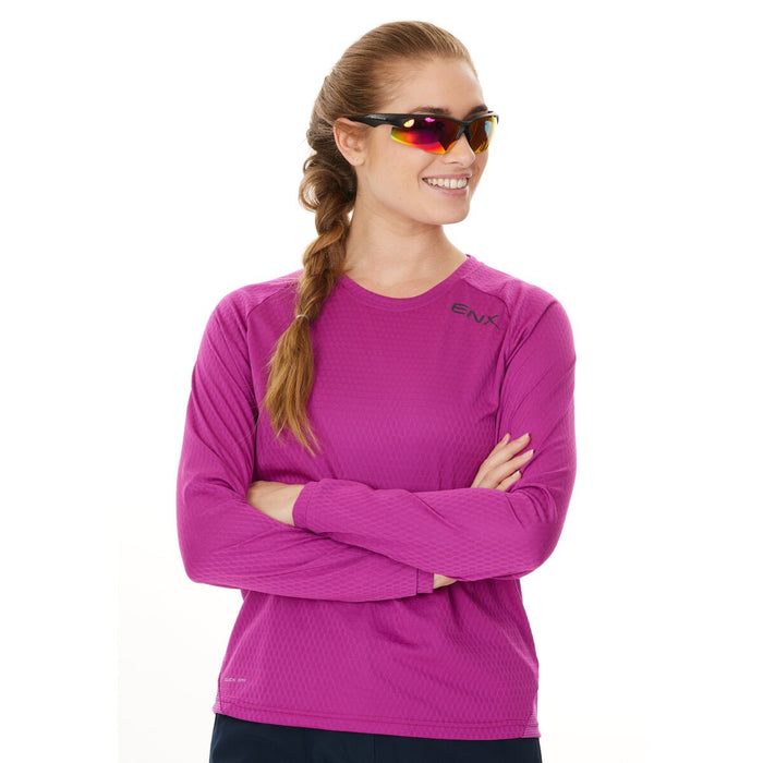 ENDURANCE Jannie W Cycling/MTB L/S Tee T-shirt 4007 Wild Aster