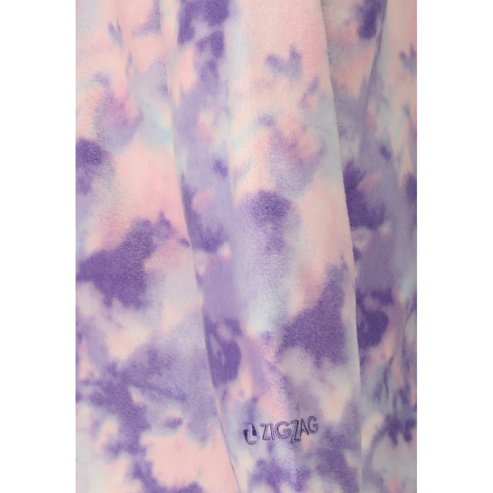 ZIGZAG Jasmina Printed Fleece Jacket Fleece Print 3746 Tie Dye