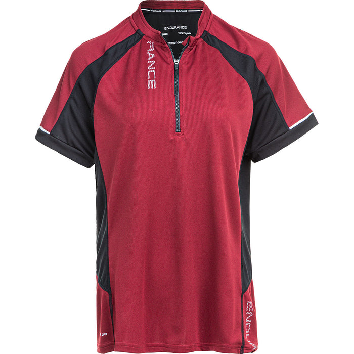 ENDURANCE Java W Cycling/MTB S/S Tee Cycling Shirt 4033 Cabernet