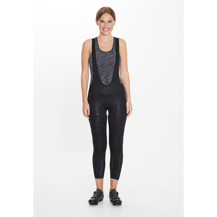 ENDURANCE Jayne W Long Windblock Cycling Tights W/Bib XQL Cycling Tights 1001 Black