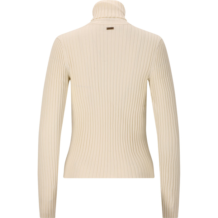 ATHLECIA Jelina W Ribbed Turtleneck Midlayer 1145 Whisper White