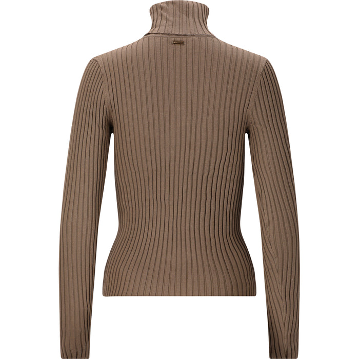 ATHLECIA Jelina W Ribbed Turtleneck Midlayer 3040 Fallen Rock
