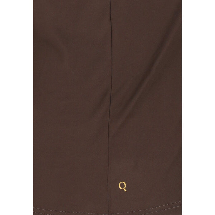Q SPORTSWEAR Jenirei W Soft Touch 3/4 Tee T-shirt 1294 Chocolate Torte