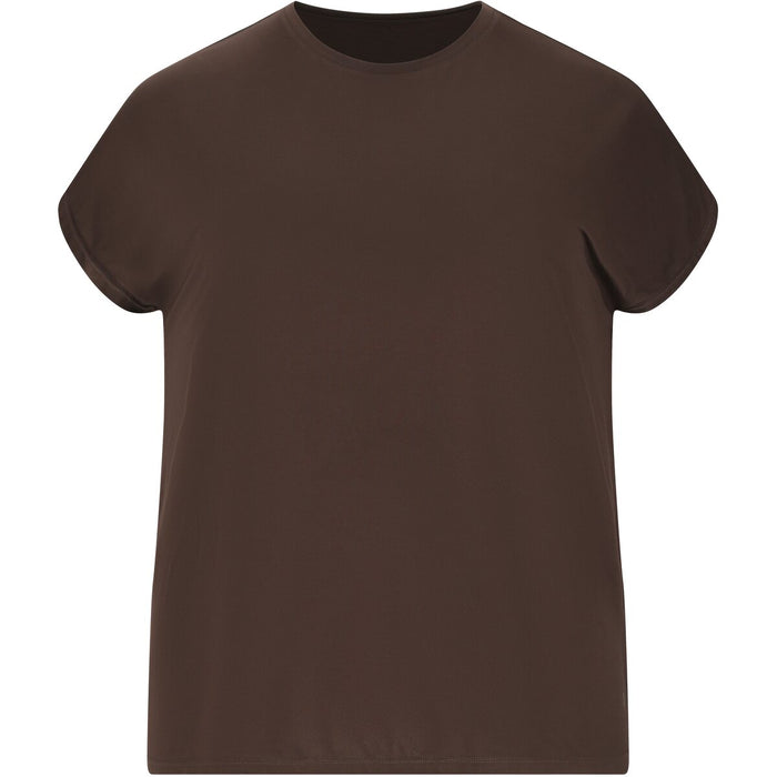 Q SPORTSWEAR Jenirei W Soft Touch Tee T-shirt 1294 Chocolate Torte