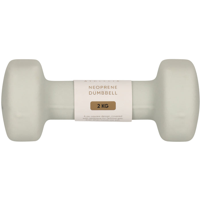 ATHLECIA Jessey Neoprene Dumbbell 2KG Fitness equipment 1207 Vaporous Gray