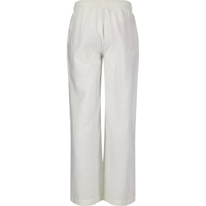 CRUZ Jessy W Pants - Linen Pants 1002 White
