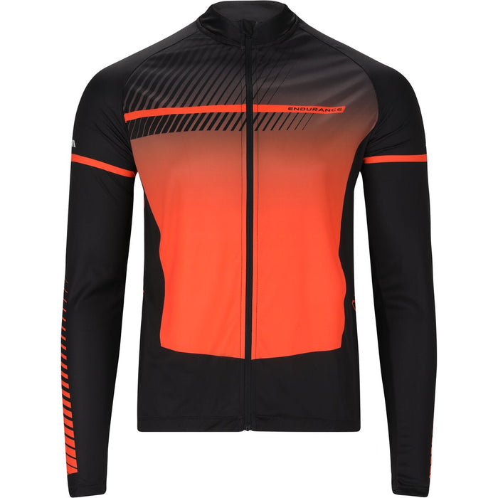 ENDURANCE Jillard M Cycling/MTB L/S Shirt Cycling Shirt 5070 Flame