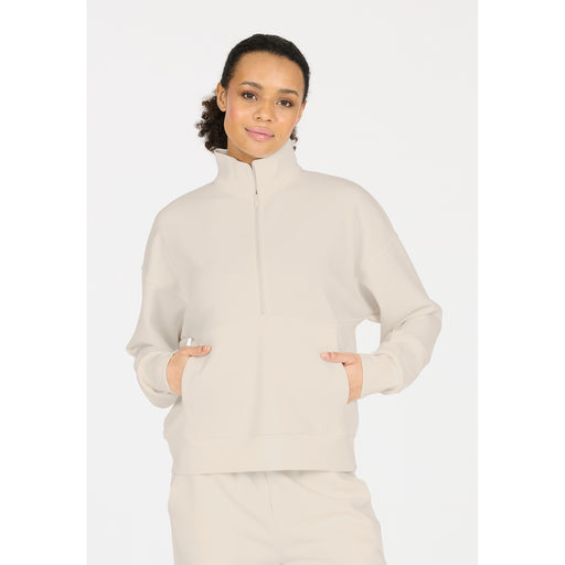 ATHLECIA Jillnana W Half Zip Sweatshirt 1207 Vaporous Gray