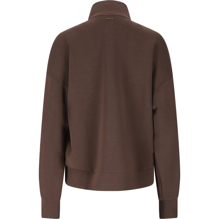 ATHLECIA Jillnana W Half Zip Sweatshirt 1294 Chocolate Torte
