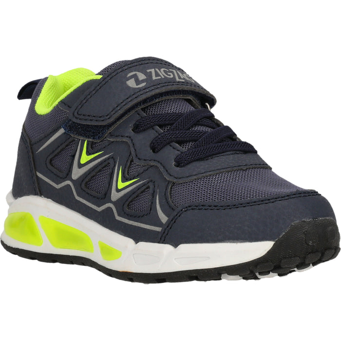 ZIGZAG Jolt Kids Shoe w/Lights Shoes 2002 Navy