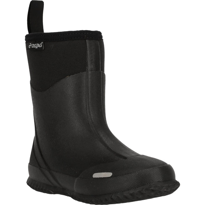 ZIGZAG Jude Kids Neopren Rubber Boot Rubber boot 1001 Black