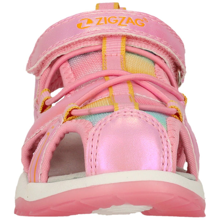 ZIGZAG Jugoe Kids Closed Sandal W/Lights Sandal 4391 Begonia Pink