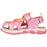 ZIGZAG Jugoe Kids Closed Sandal W/Lights Sandal 4391 Begonia Pink