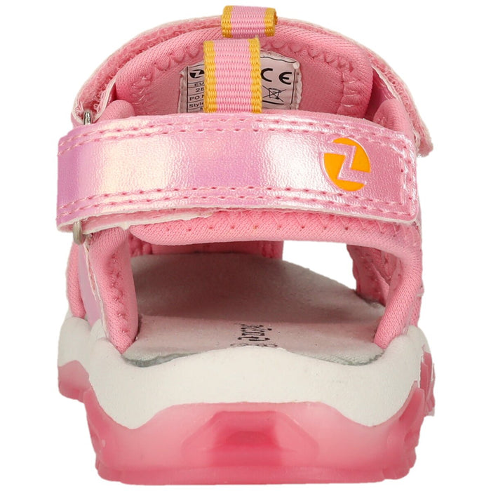 ZIGZAG Jugoe Kids Closed Sandal W/Lights Sandal 4391 Begonia Pink