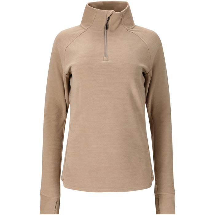 WHISTLER Kajsa Jr. Half Zip Midlayer Midlayer 1136 Simply Taupe