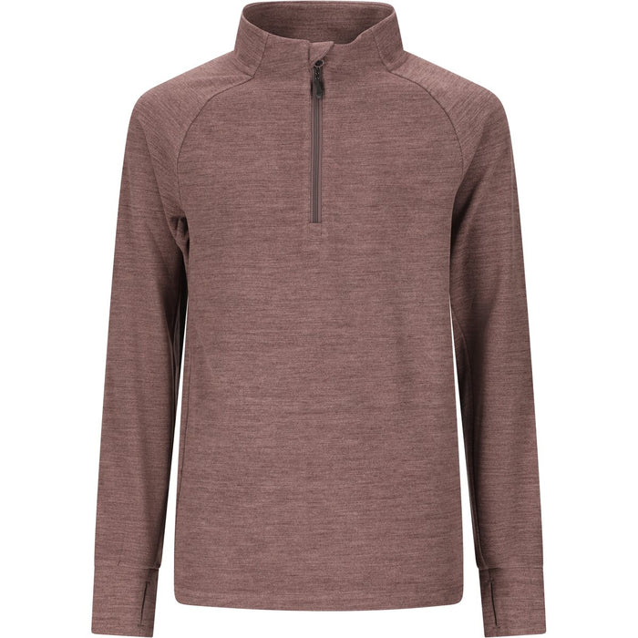 WHISTLER Kajsa Jr. Half Zip Midlayer Midlayer 4162 Twilight Mauve