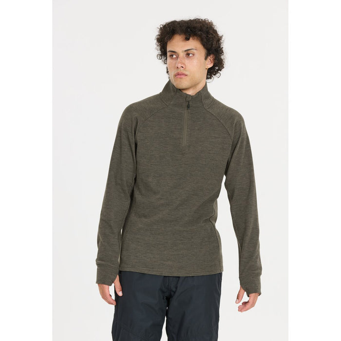 WHISTLER Kajsa M Half Zip Midlayer Midlayer 1071 Black Ink