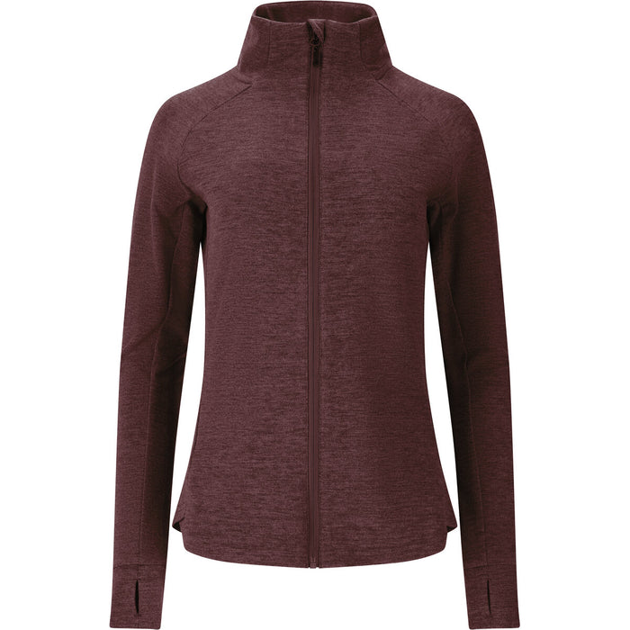 WHISTLER Kajsa W Full Zip Midlayer Midlayer 4241 Fudge