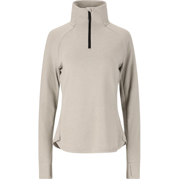 WHISTLER Kajsa W Half Zip Midlayer Midlayer 1005 Light Grey Melange
