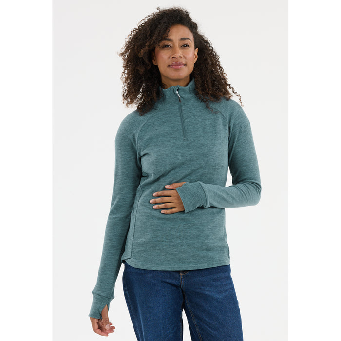 WHISTLER Kajsa W Half Zip Midlayer Midlayer 2275 Storm Blue