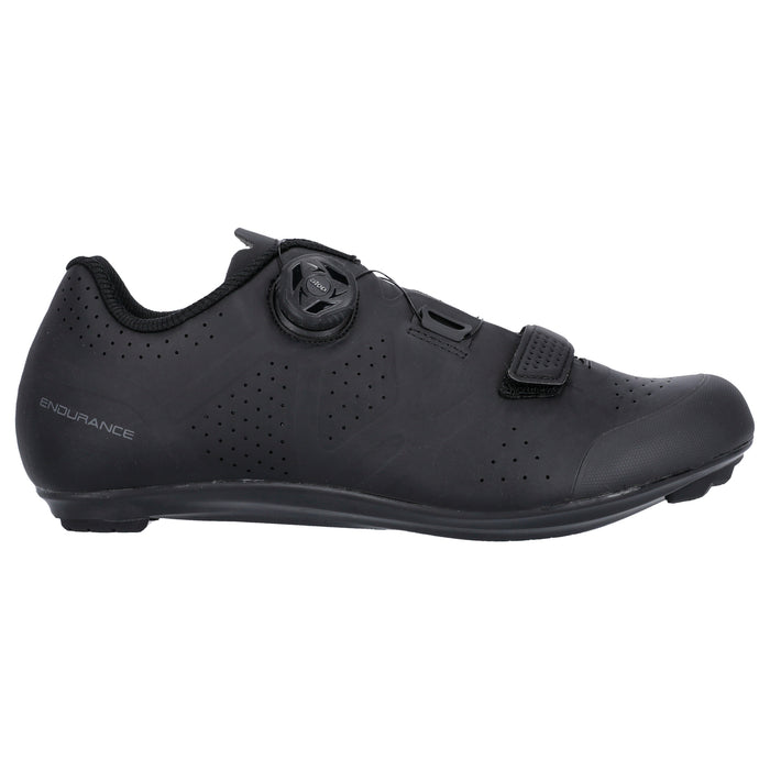 ENDURANCE Kalasey Road Nylon Cycling Shoes Cycling/Spinning Shoes 1001 Black