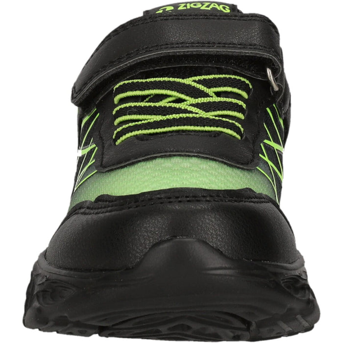 ZIGZAG Kalmi Kids Shoe w/Lights Shoes 1001S Black Solid