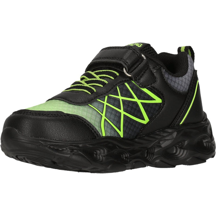 ZIGZAG Kalmi Kids Shoe w/Lights Shoes 1001S Black Solid