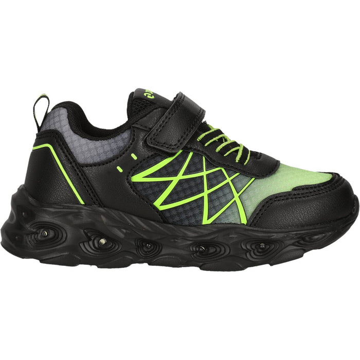 ZIGZAG Kalmi Kids Shoe w/Lights Shoes 1001S Black Solid