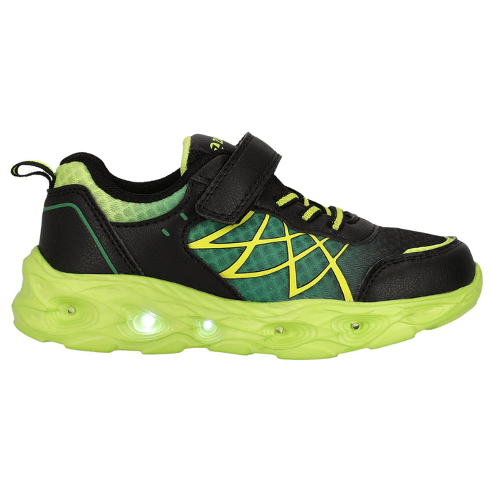 ZIGZAG Kalmi Kids Shoe w/Lights Shoes 3004 Lime Punch