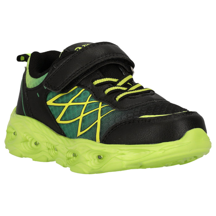 ZIGZAG Kalmi Kids Shoe w/Lights Shoes 3004 Lime Punch