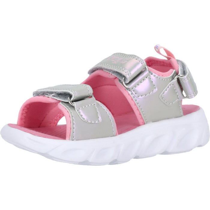 ZIGZAG Kaptasia Kids Sandal W/Lights Sandal 1015 Silver