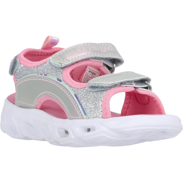 ZIGZAG Kaptasia Kids Sandal W/Lights Sandal 1015 Silver