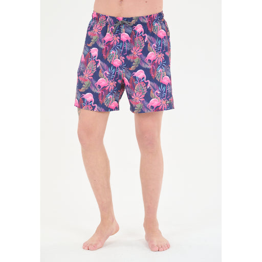 CRUZ Kasper M Mid Thigh Boardshorts Boardshorts Print 3673 Flamingo