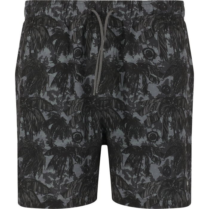 CRUZ Kasper M Mid Thigh Boardshorts Boardshorts Print 3639 Black Tropic Camo.