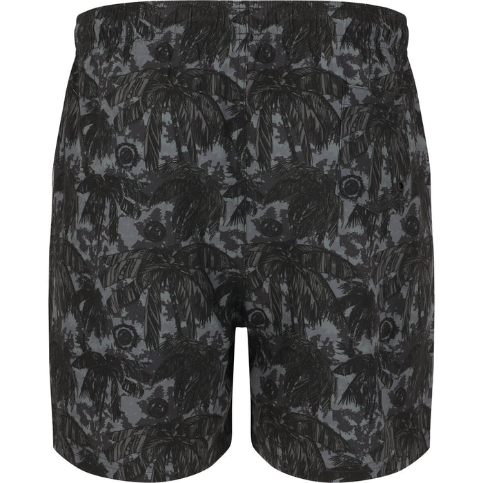 CRUZ Kasper M Mid Thigh Boardshorts Boardshorts Print 3639 Black Tropic Camo.