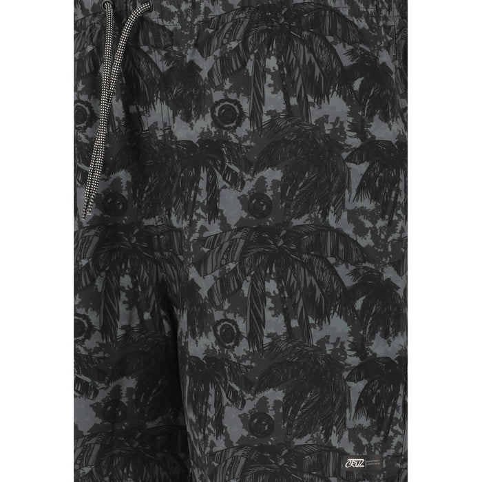 CRUZ Kasper M Mid Thigh Boardshorts Boardshorts Print 3639 Black Tropic Camo.