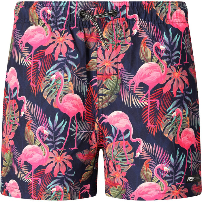 CRUZ Kasper M Mid Thigh Boardshorts Boardshorts Print 3673 Flamingo