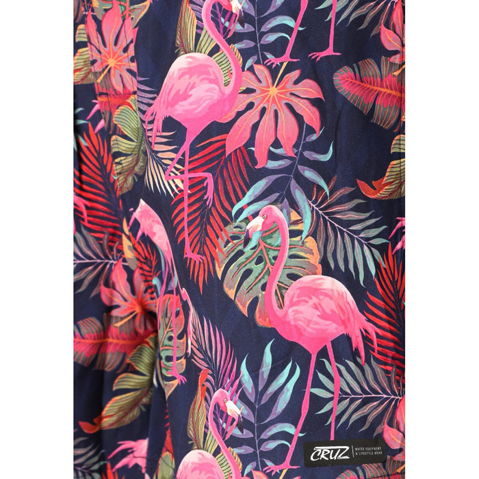 CRUZ Kasper M Mid Thigh Boardshorts Boardshorts Print 3673 Flamingo