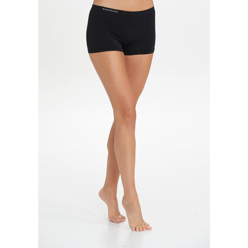 ENDURANCE Katrina W Seamless Hipster Underwear 1001 Black