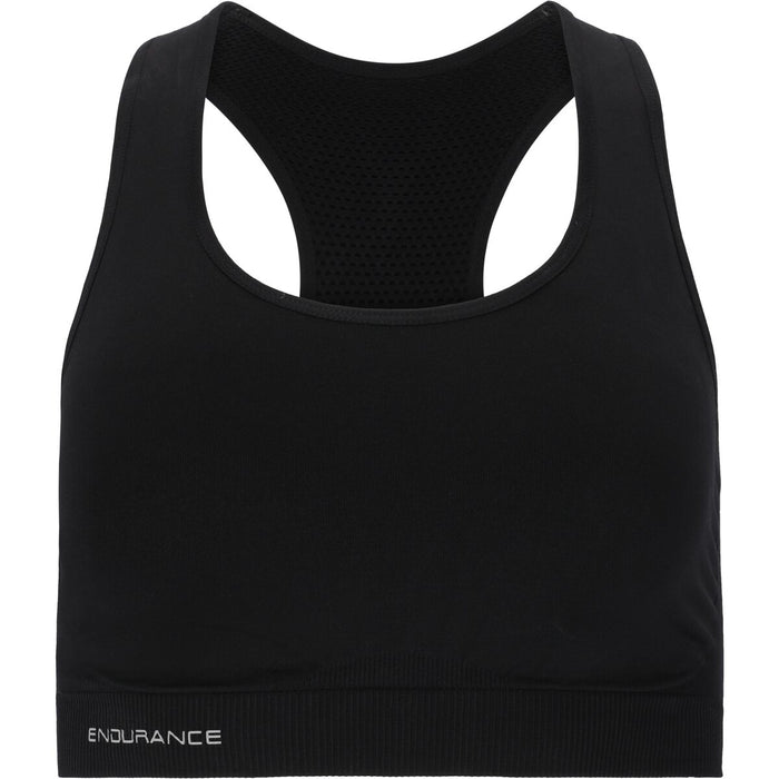 ENDURANCE Katrina W Seamless Sports Bra Sports Bra 1001 Black