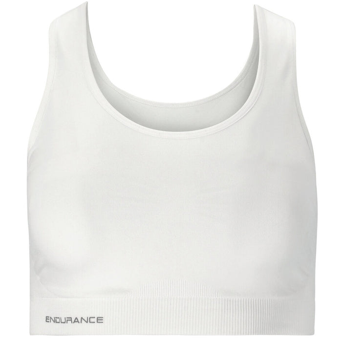 ENDURANCE Katrina W Seamless Sports Bra Sports Bra 1002 White