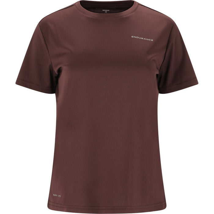 ENDURANCE Keily W S/S Tee T-shirt 4241 Fudge