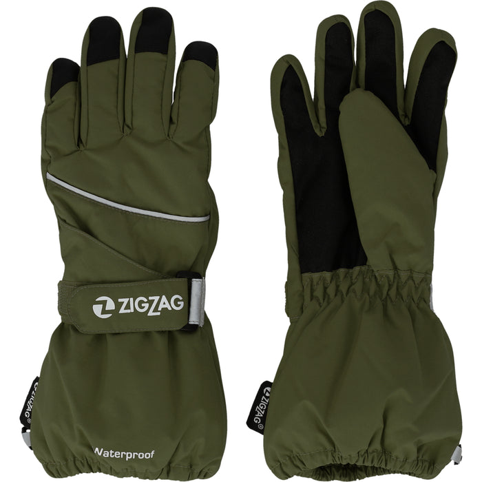 ZIGZAG Kempston Glove w/dropliner Gloves 3074 Kombu Green