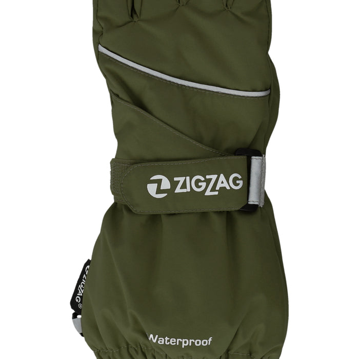ZIGZAG Kempston Glove w/dropliner Gloves 3074 Kombu Green