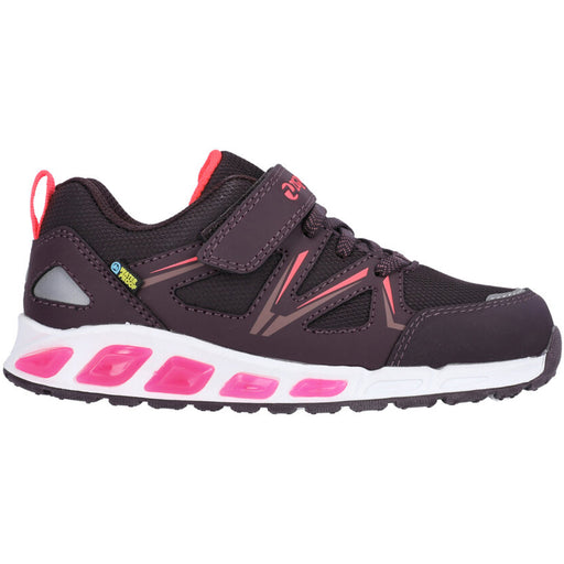 ZIGZAG Kemsite Kids Shoe W/Lights WP Shoes 4241 Fudge