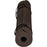 ATHLECIA Kesha Yoga Mat 4mm Fitness equipment 1294 Chocolate Torte