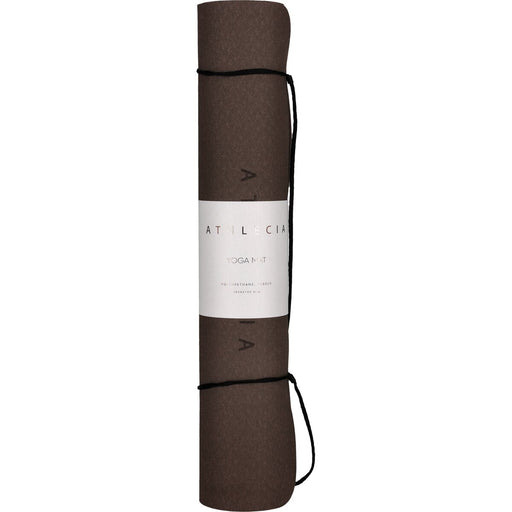 ATHLECIA Kesha Yoga Mat 4mm Fitness equipment 1294 Chocolate Torte