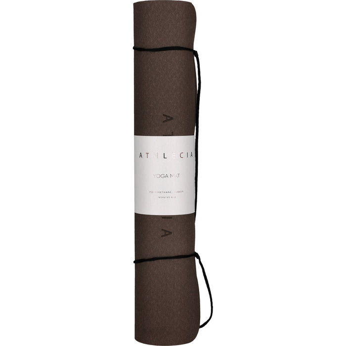 ATHLECIA Kesha Yoga Mat 4mm Fitness equipment 1294 Chocolate Torte